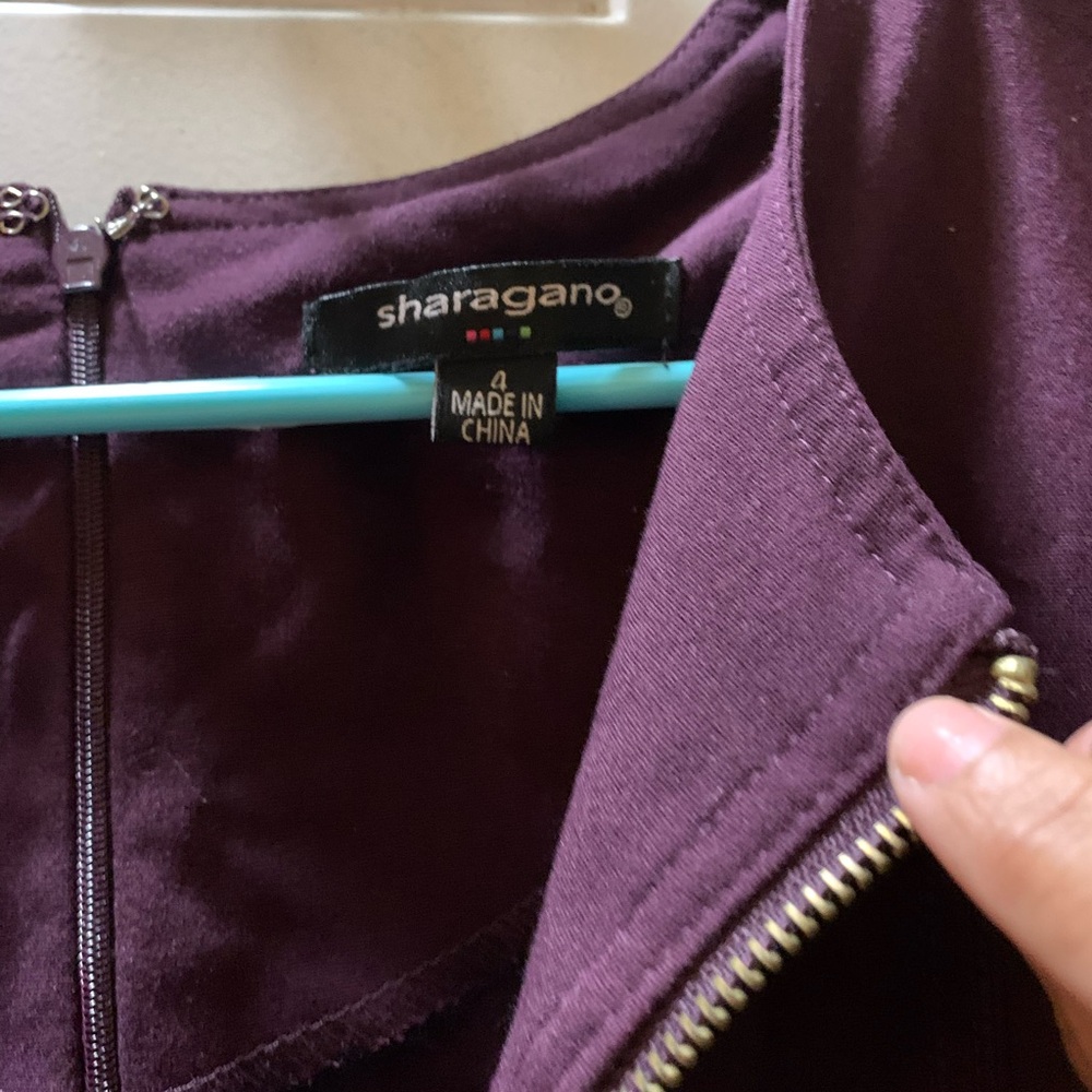Sharagano Purple Jumpsuit